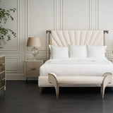 Valentina Uph Queen Bed in room - angle 1