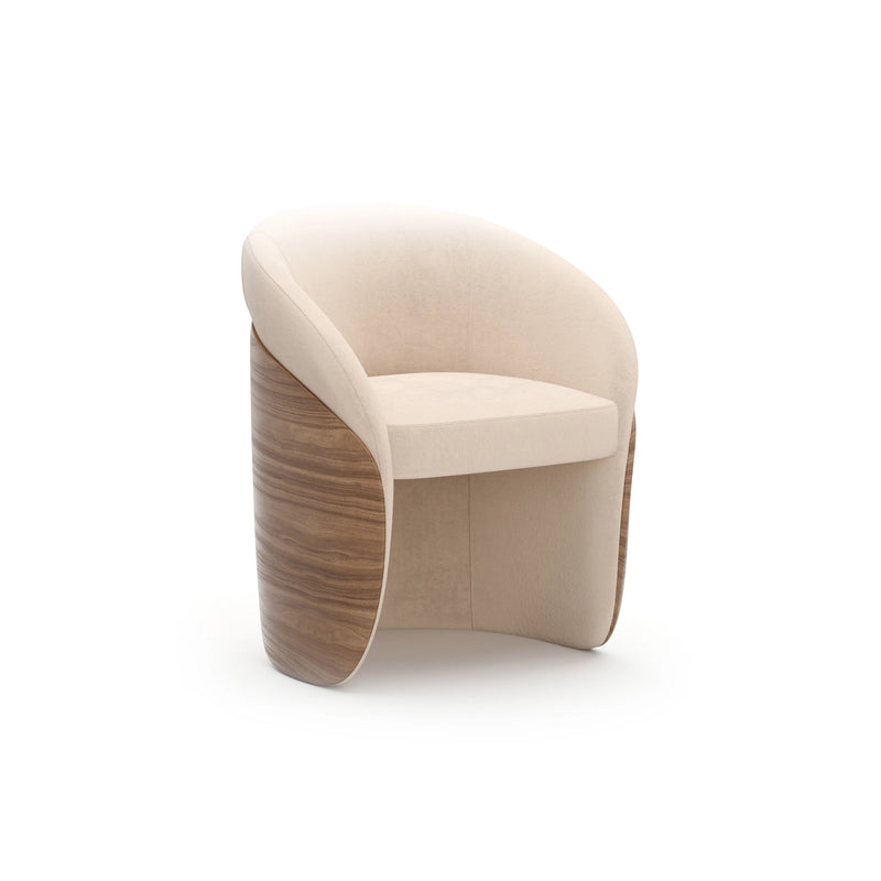 Fleur Wood Back Dining Chair