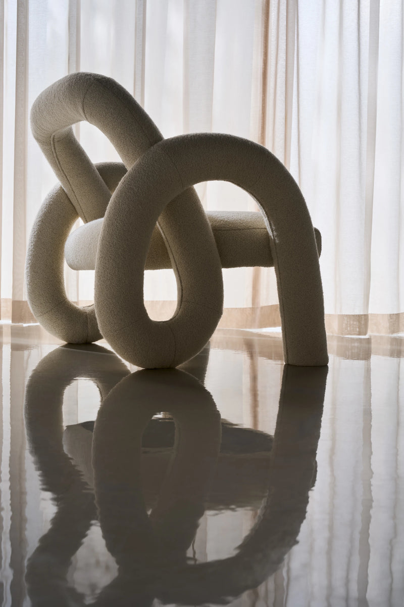 Gelee Uph Accent Chair - Ivory