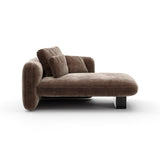 Overlap Raf Chaise Dark Taupe - 2nd angle