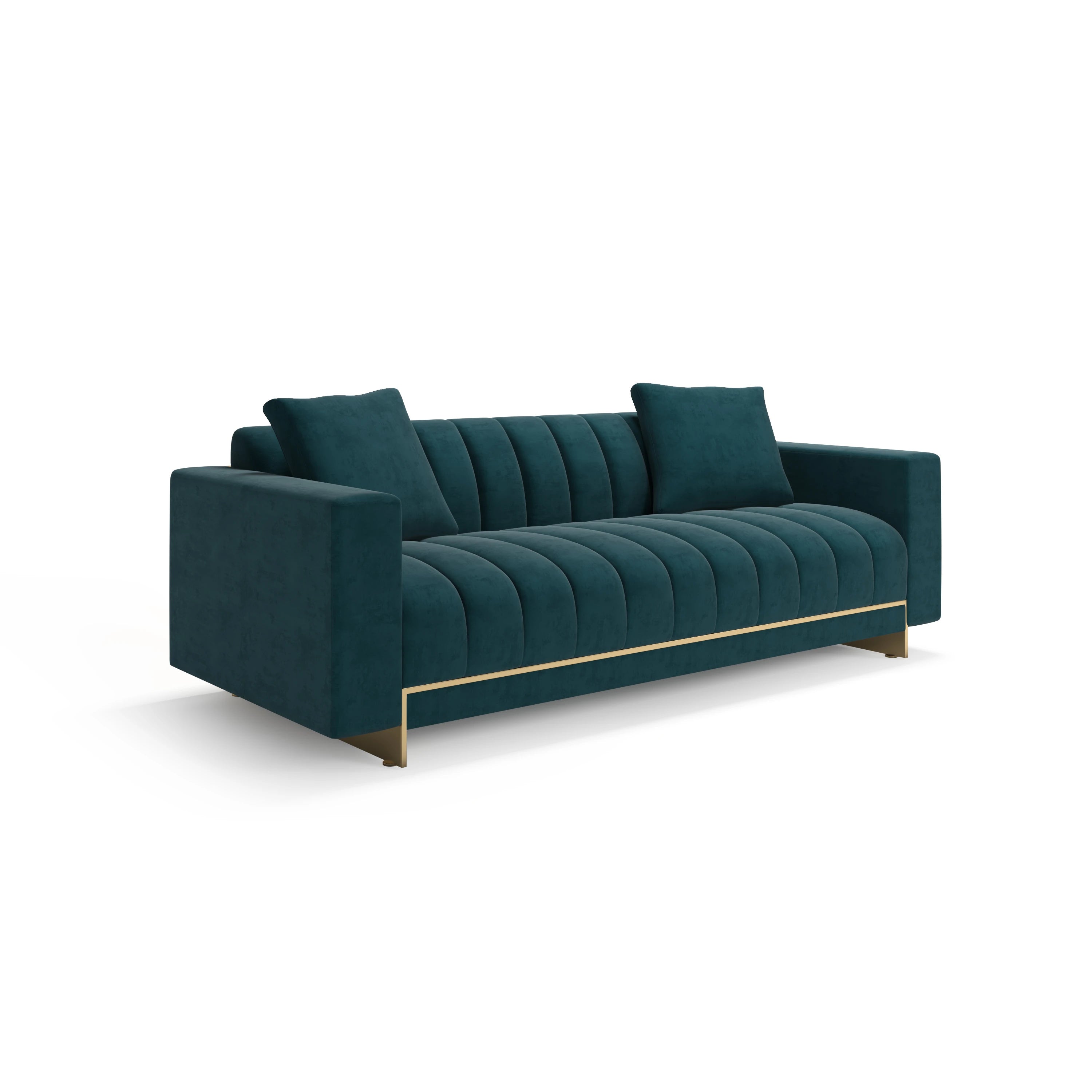 Well Balanced Small Sofa - Peacock - primary image [data-sku='UPH-026-212-B']