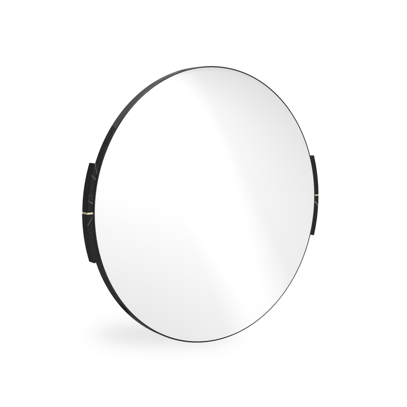 Overlap Wall Mirror Dark