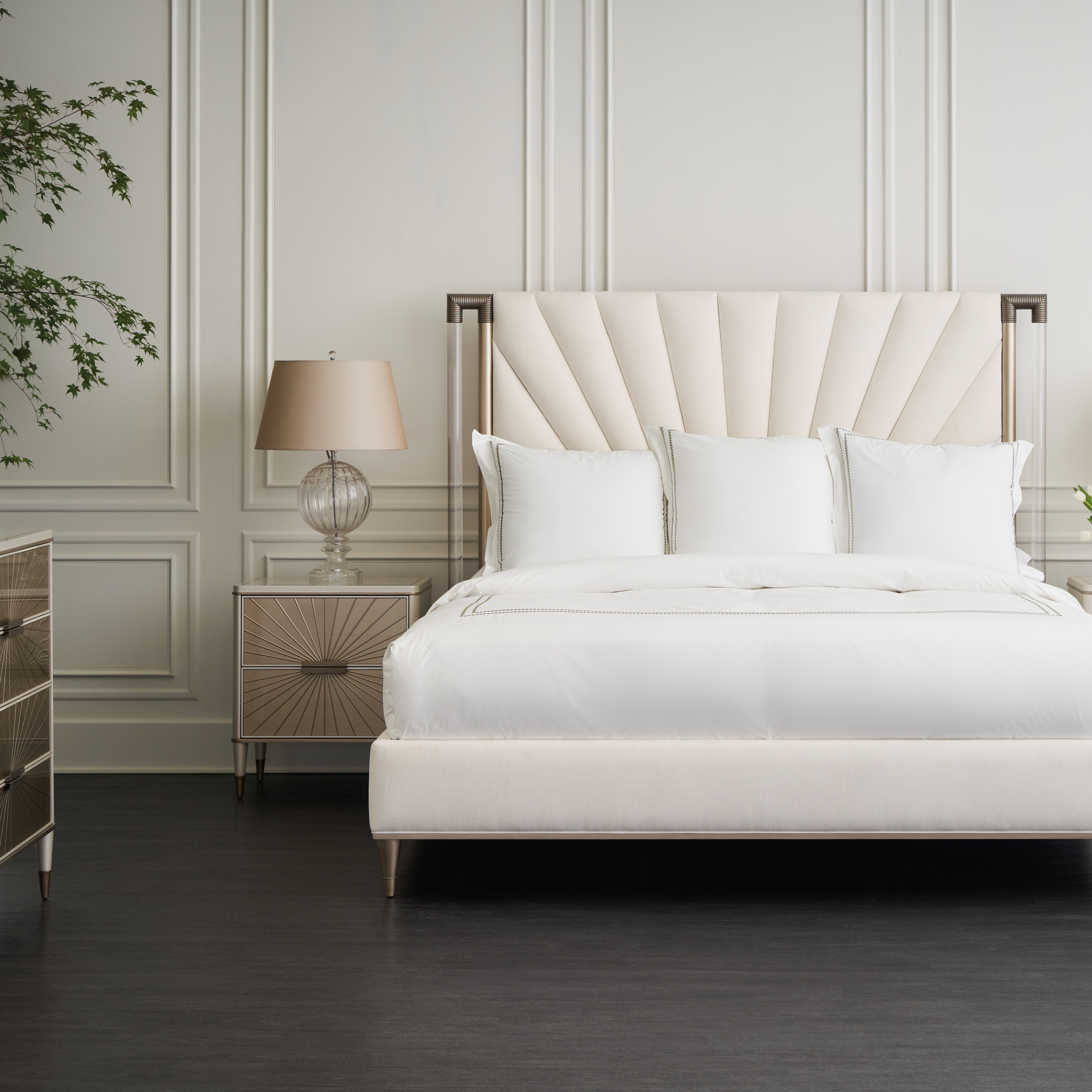 room with Valentina Uph Queen Bed
