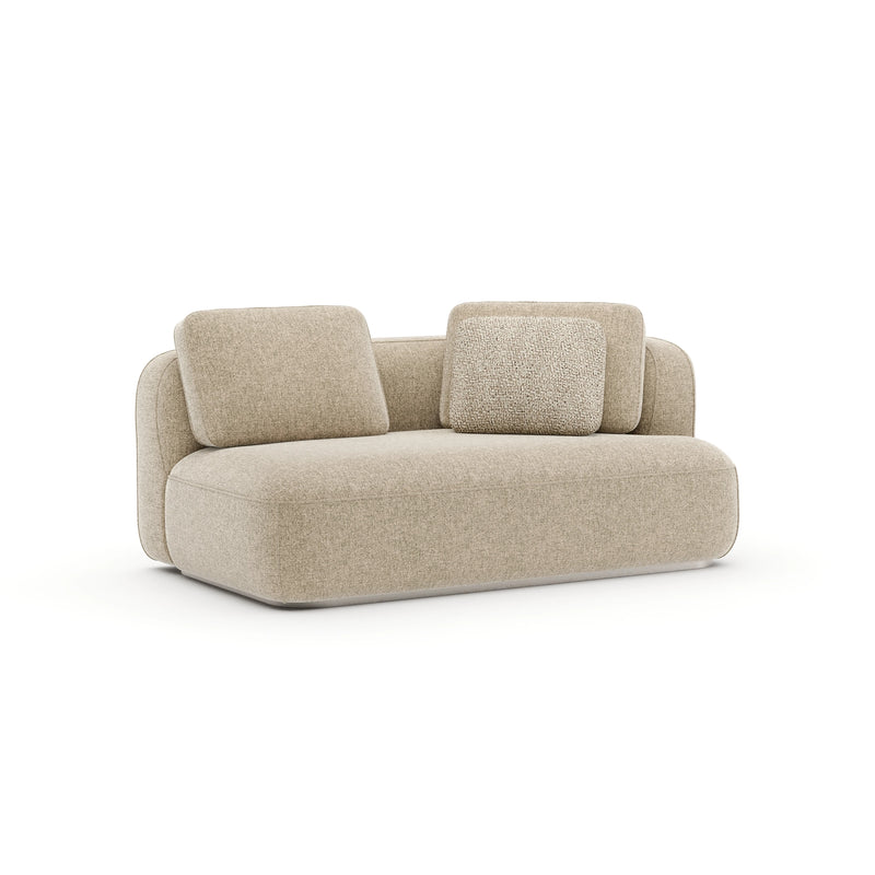 Sasso Raf Loveseat - Oatmeal
