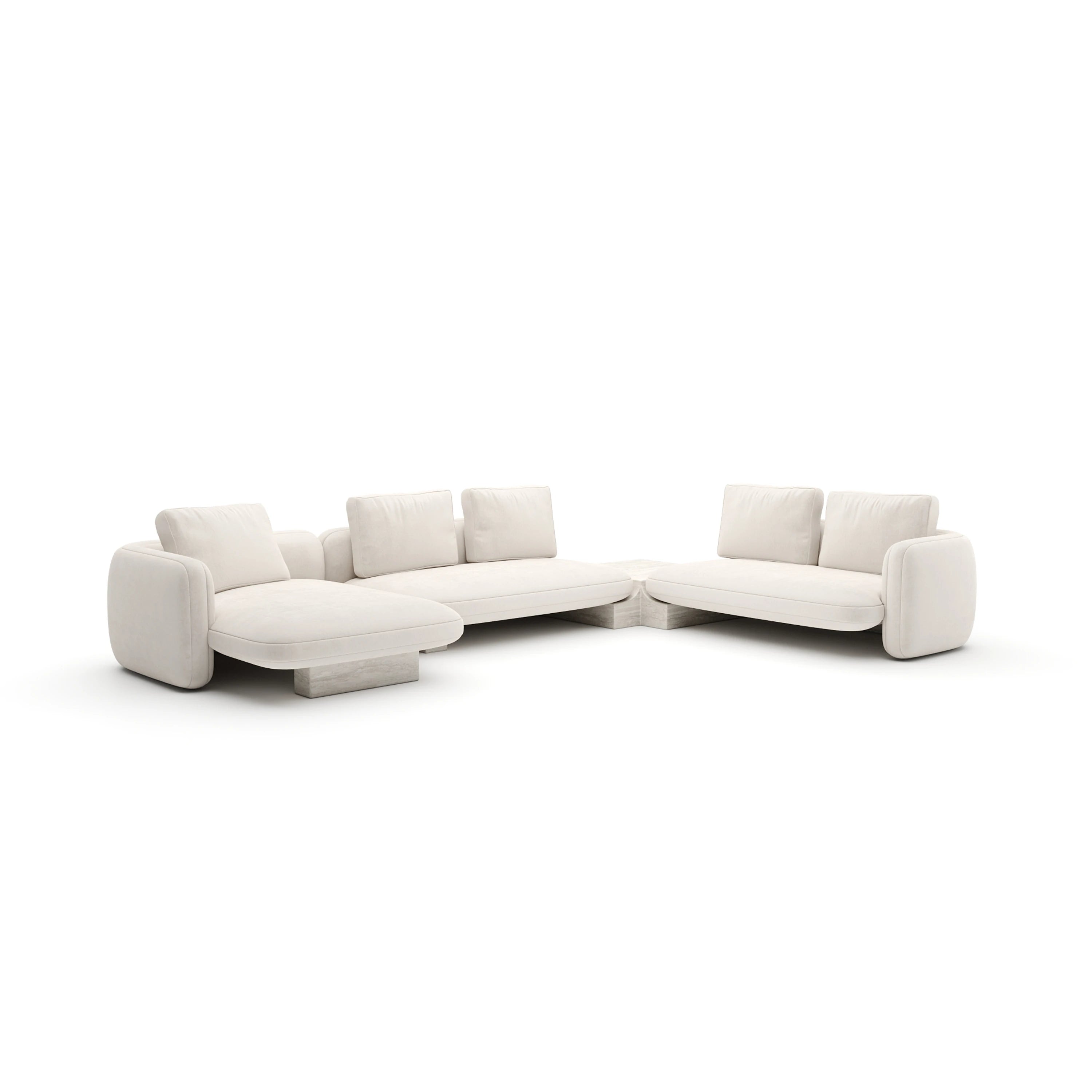 Overlap Large Lf Chaise Sec Ecru - main image