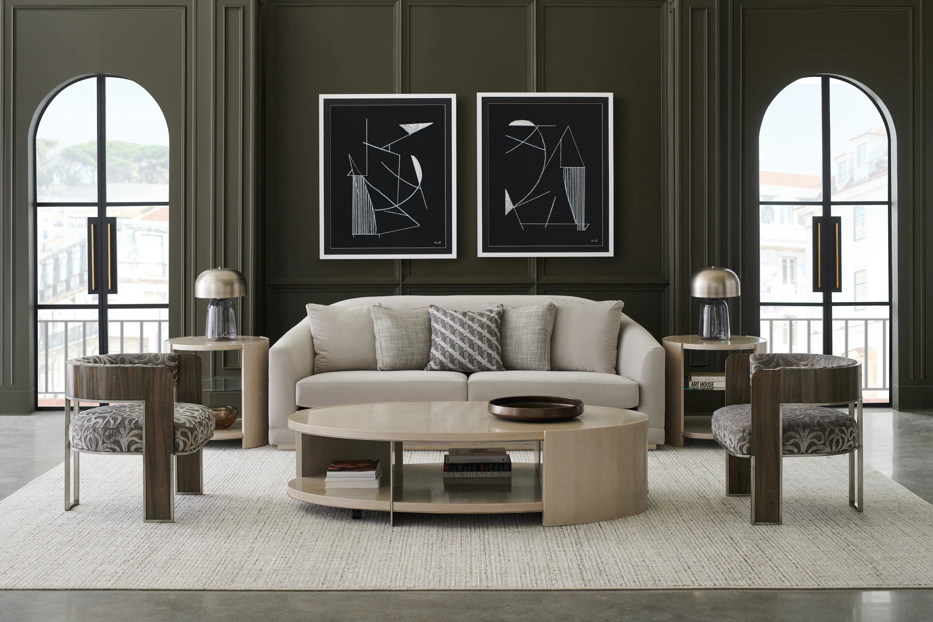 Da Vita Cocktail Table in room - angle 1