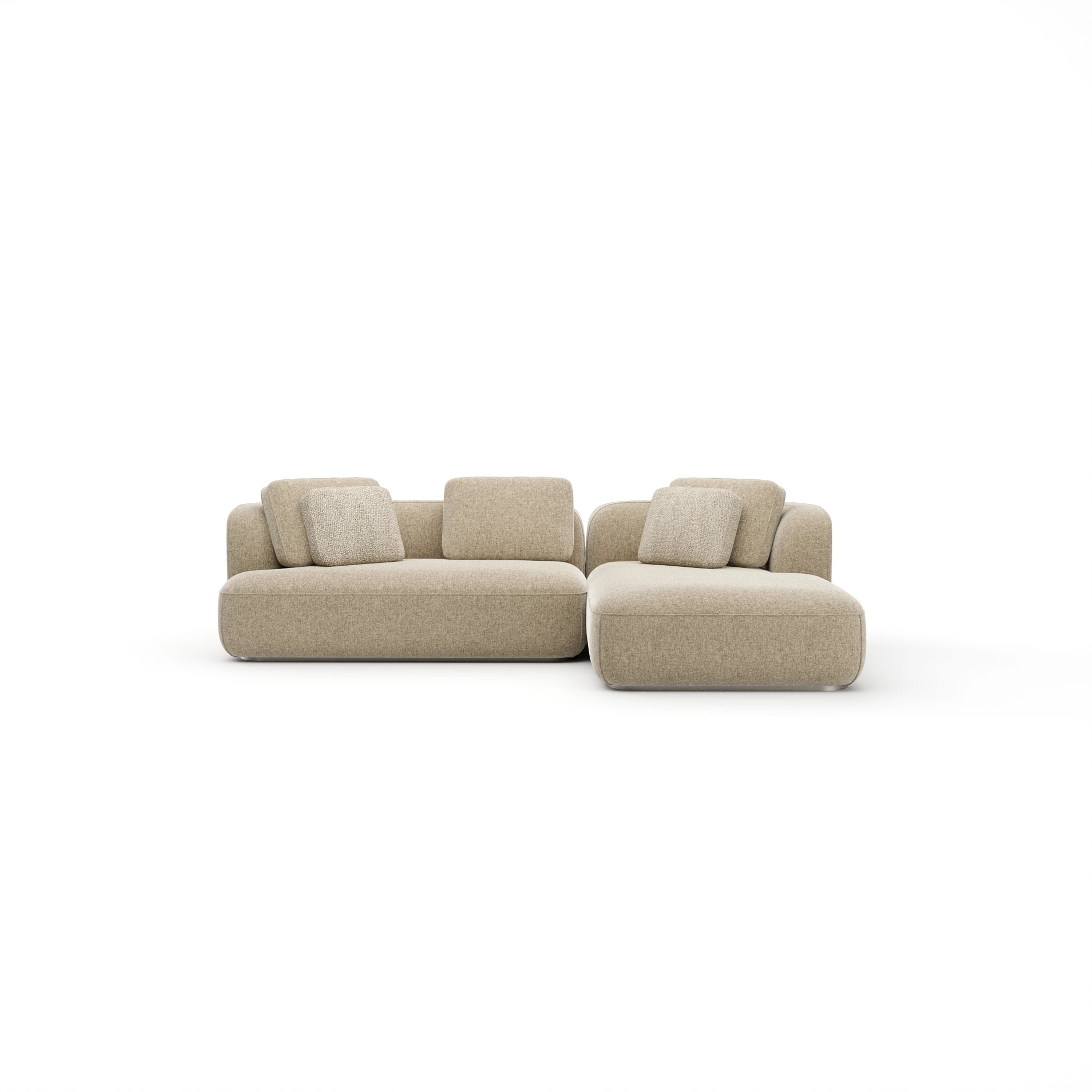 Sasso Right Chaise Sec - Oatmeal - primary image [data-sku='UPH-426-SEC10-B']