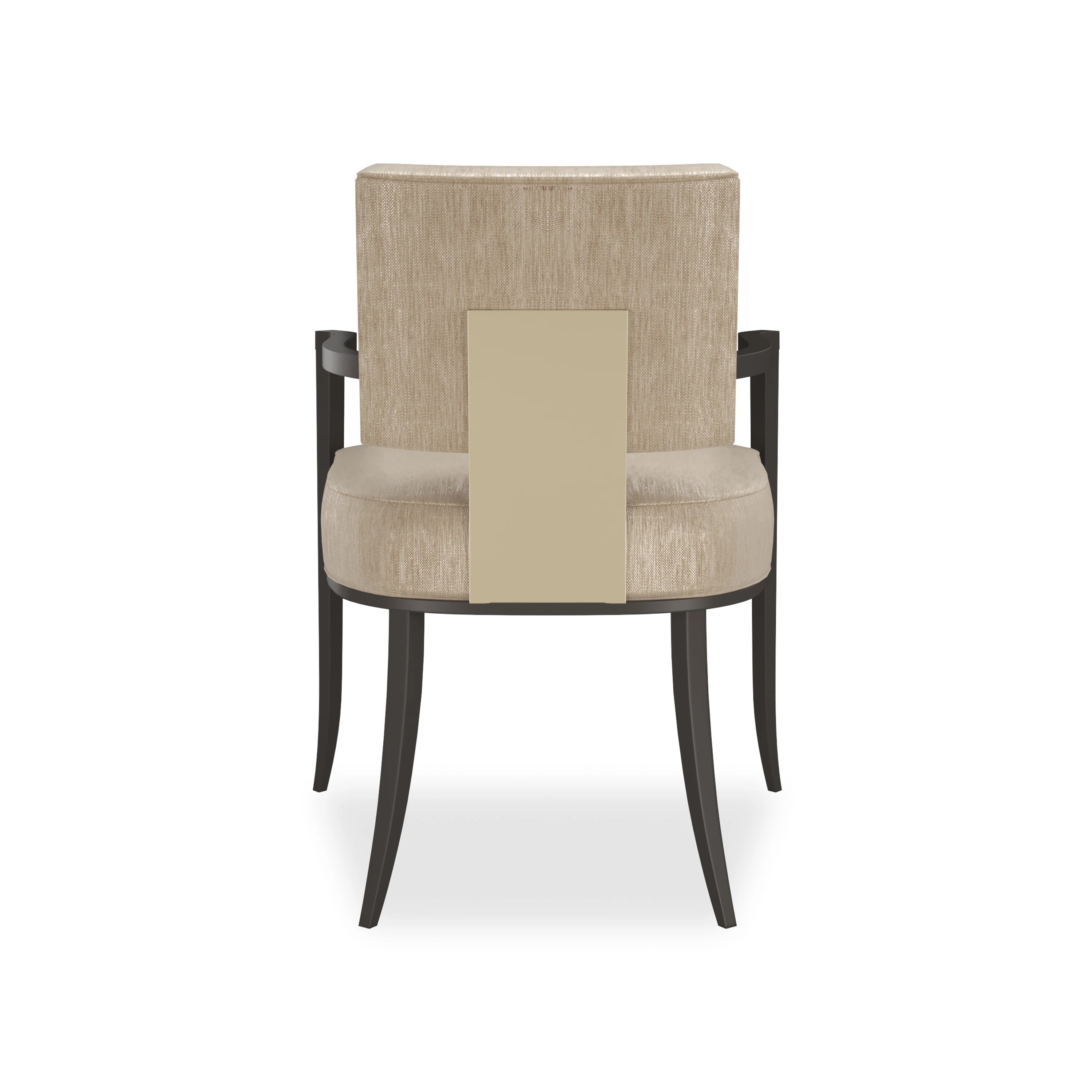 Reserved Seating Arm-Oatmeal - 3rd angle