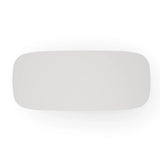 Tobie Rec Dining Table - Almond Milk - 4th angle