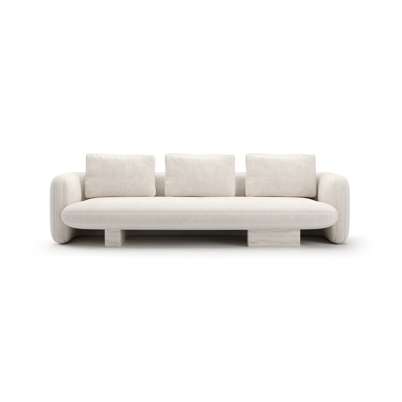 Overlap Sofa Ecru