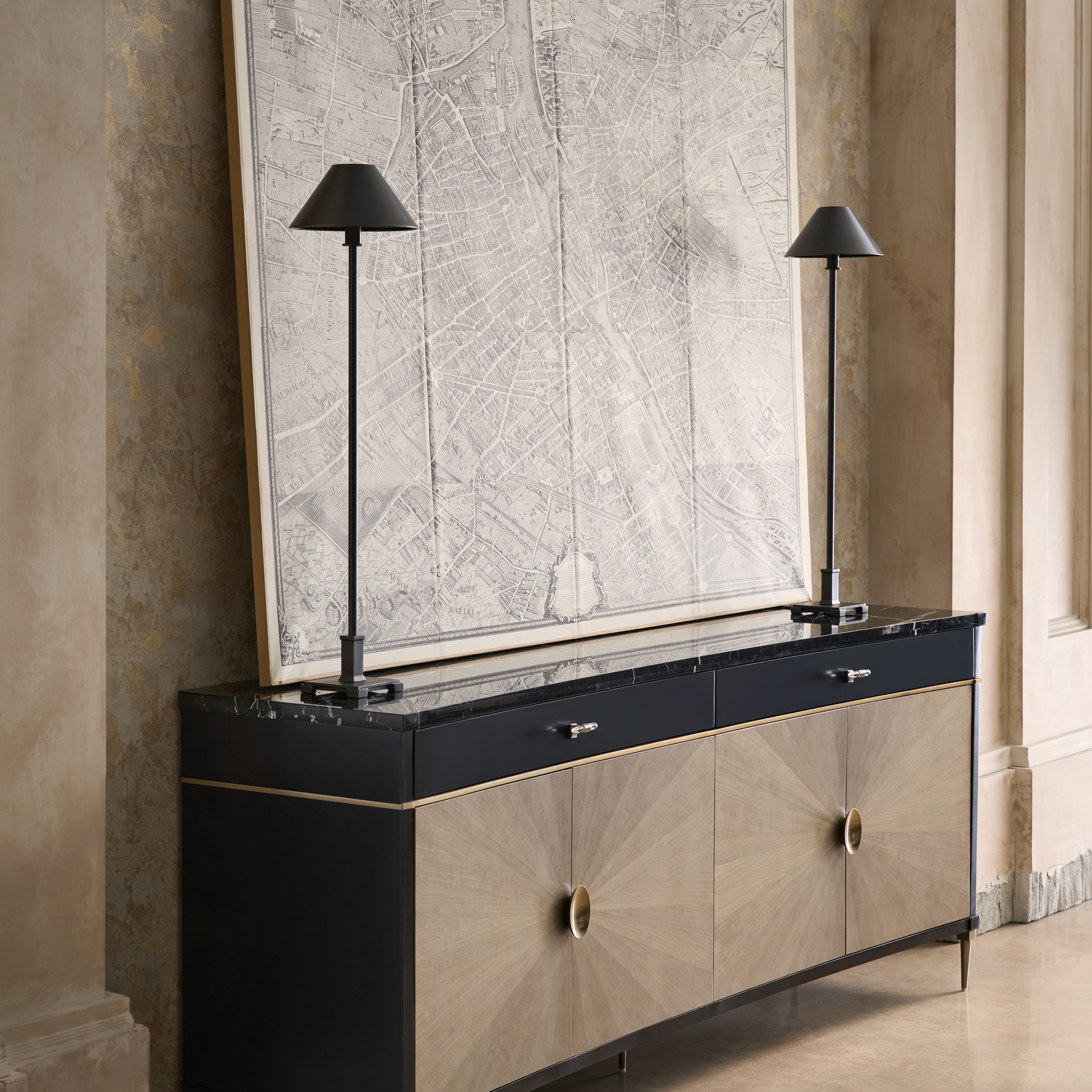 Noir in room - angle 1