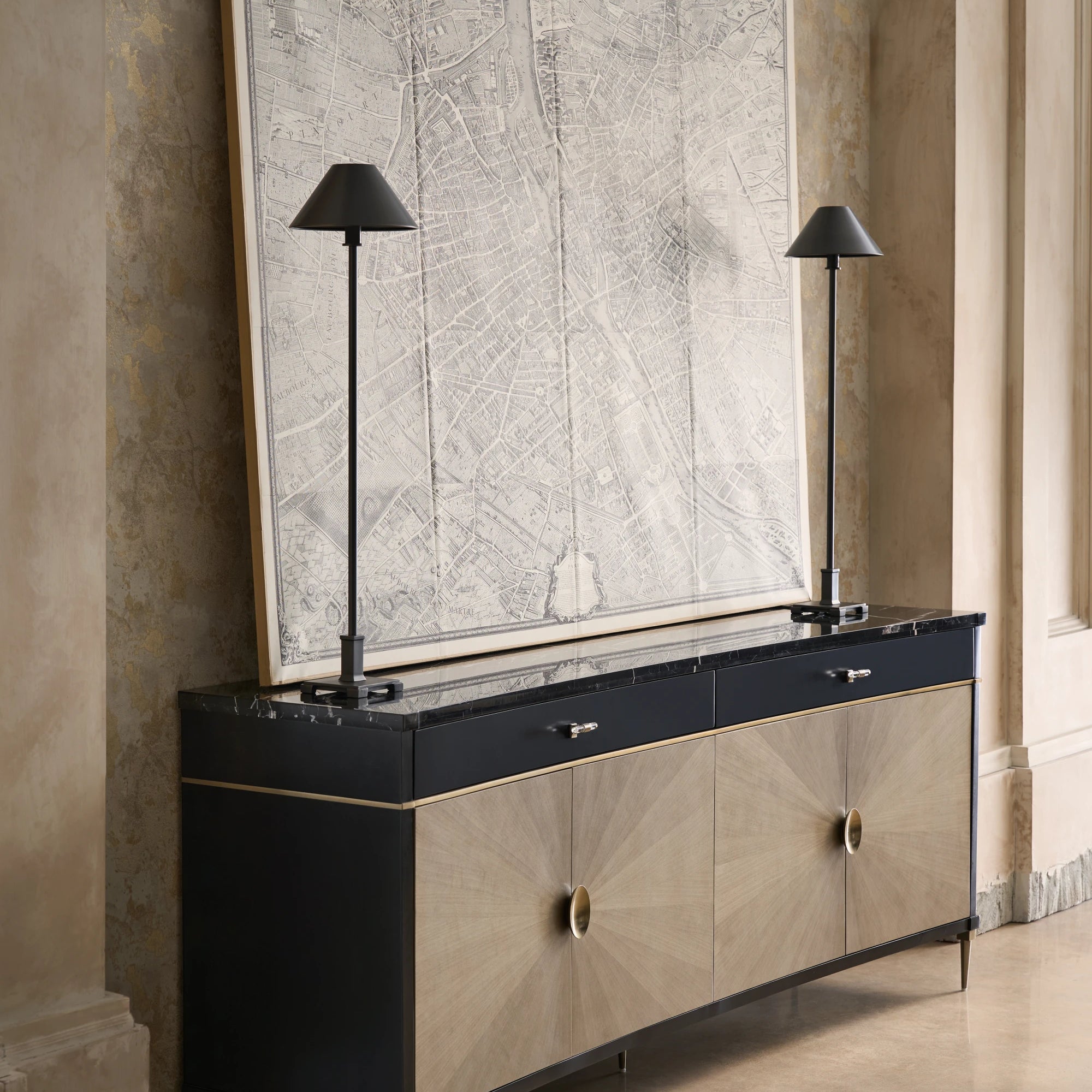 Noir in room - angle 1