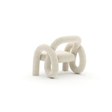 Gelee Uph Accent Chair - Ivory - 3rd angle