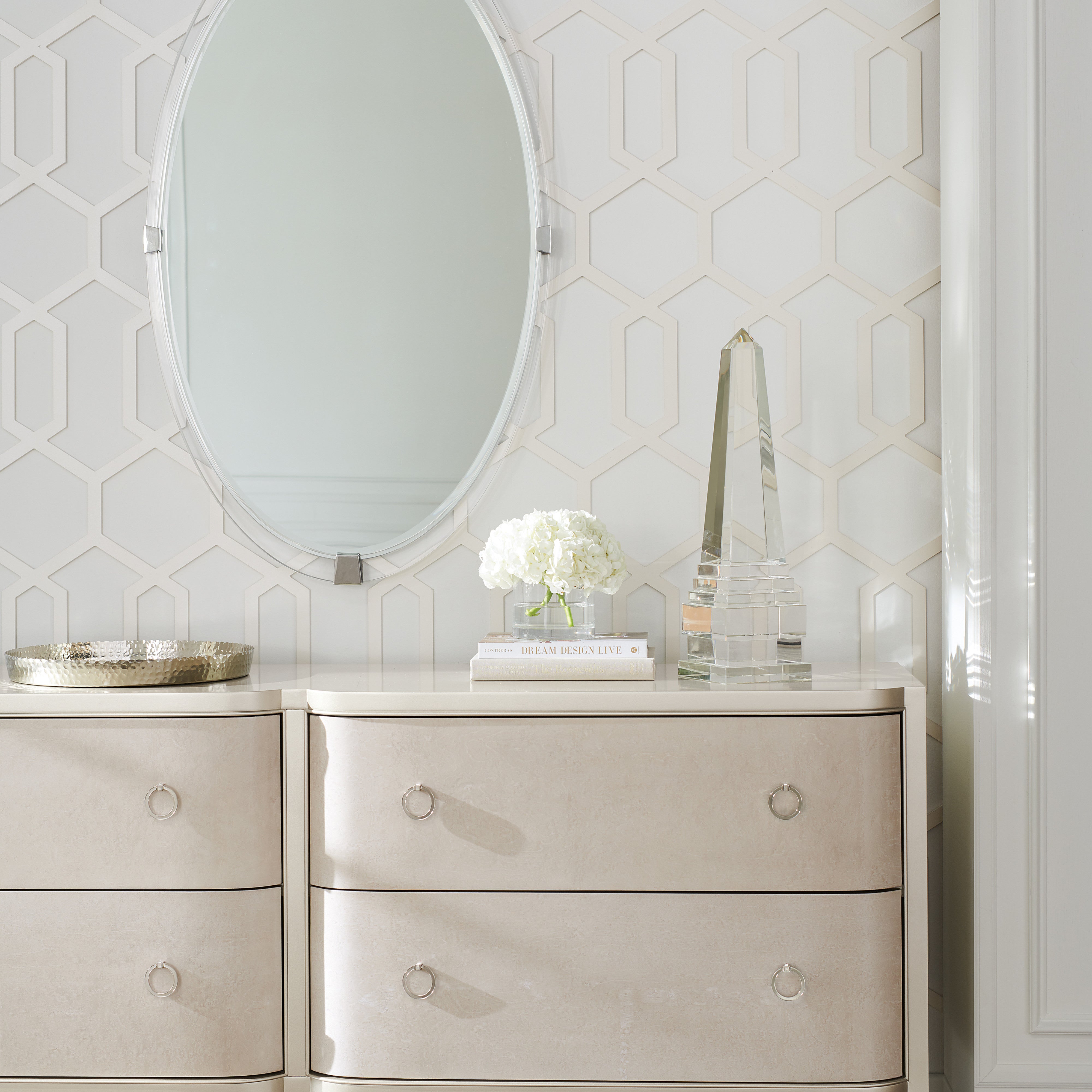 detail of His Or Hers Dresser
