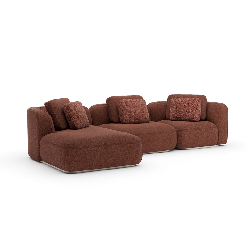 Sasso Left Chaise Sec Large - Saffron