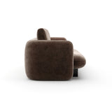 Overlap Sofa Dark Taupe - angle 3.0