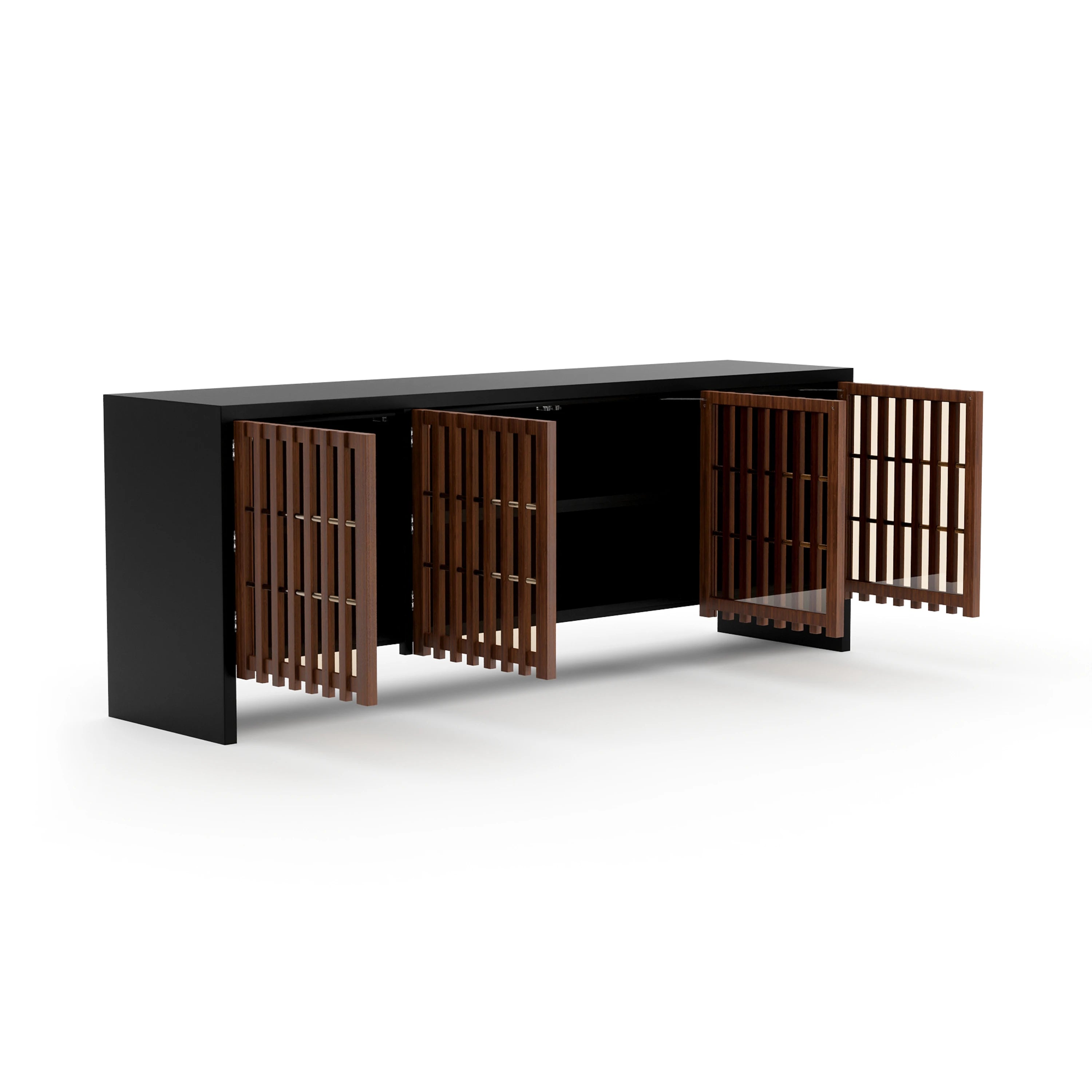 Pinstripe Dark Sideboard - primary image