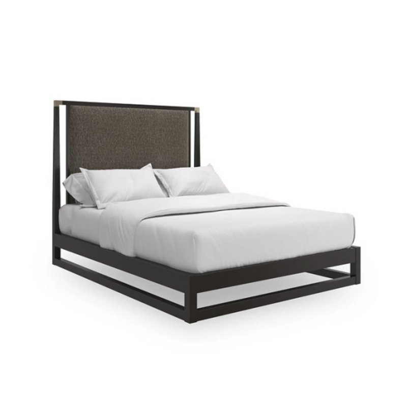 Pinstripe Kg Bed Dark Fb
