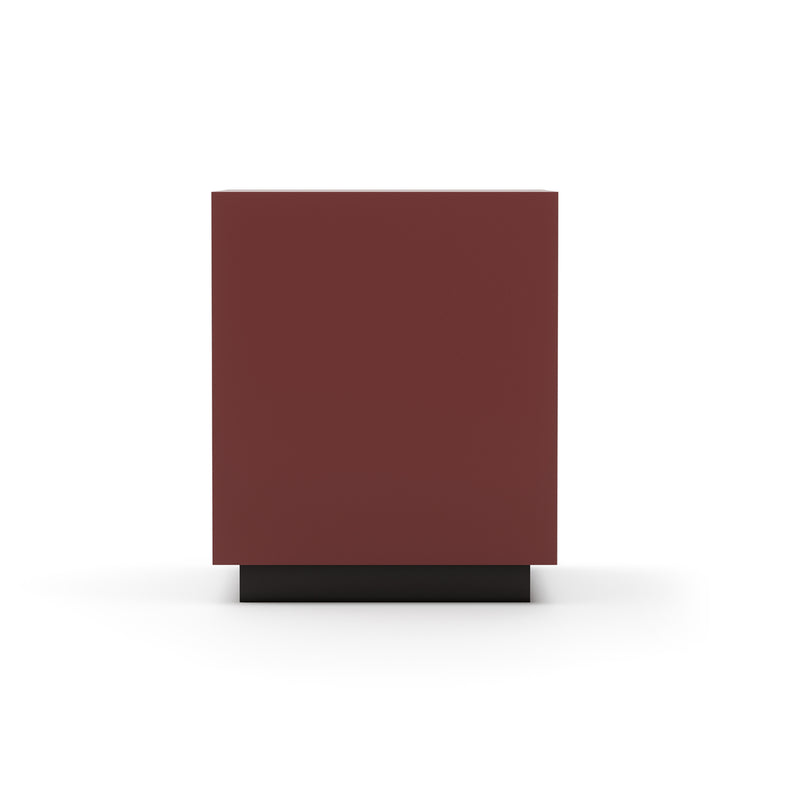 Cocktail Couture Sq End Tbl Rouge