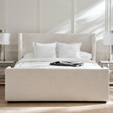 Shelter Me King Bed in room - angle 1