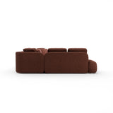Sasso Large Curved L Sec - Saffron - 3rd angle