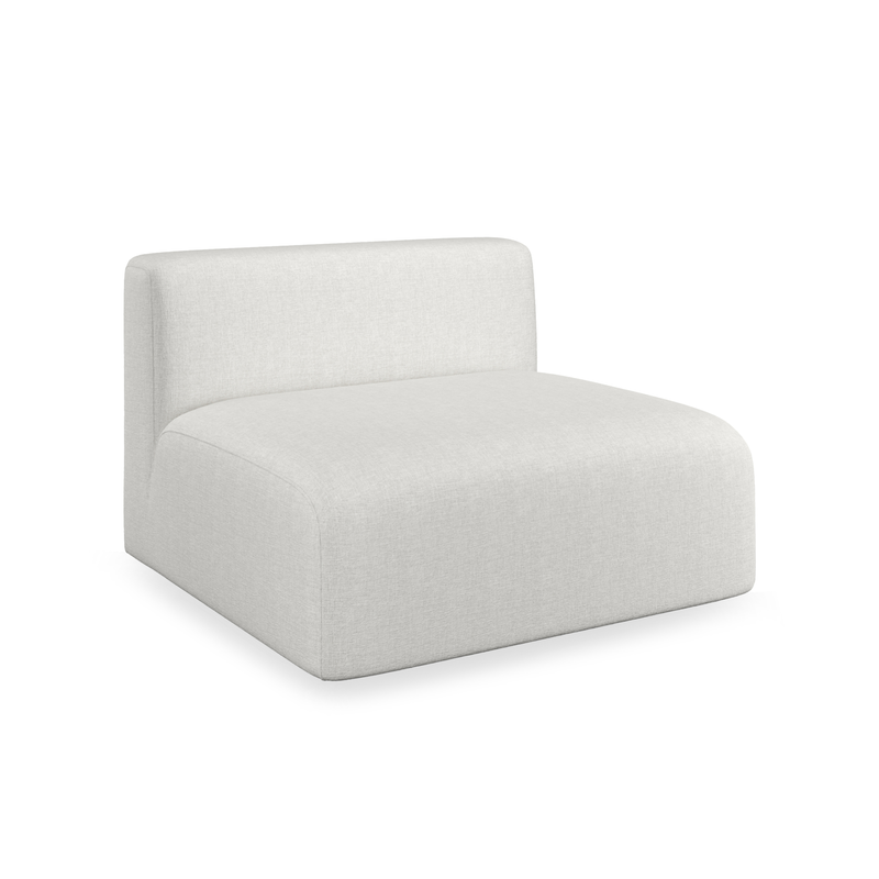 Rhythm Armless Chair Ivory
