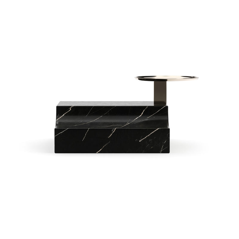 Overlap Rectangle Wedge Base Dark