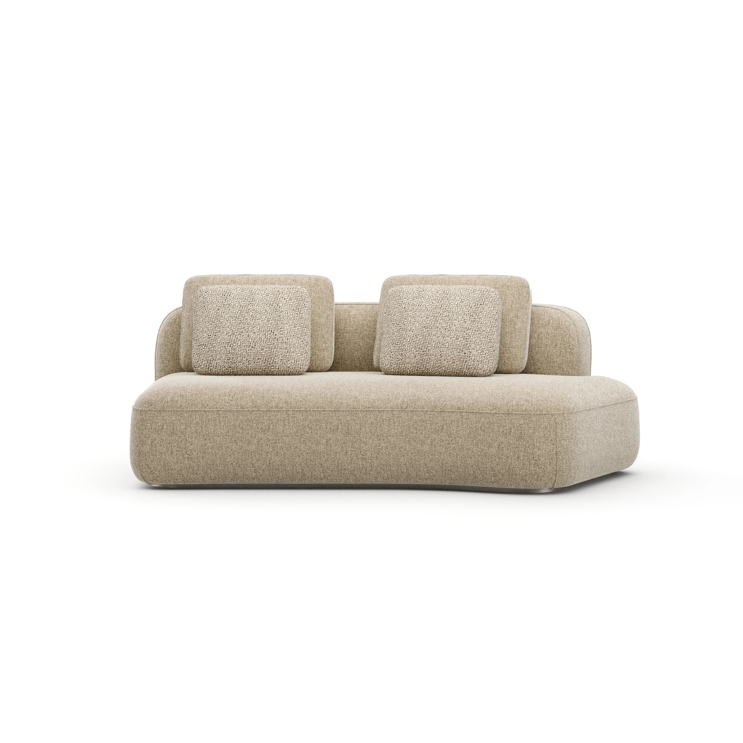 Sasso Raf Curved Bumper - Oatmeal - primary image