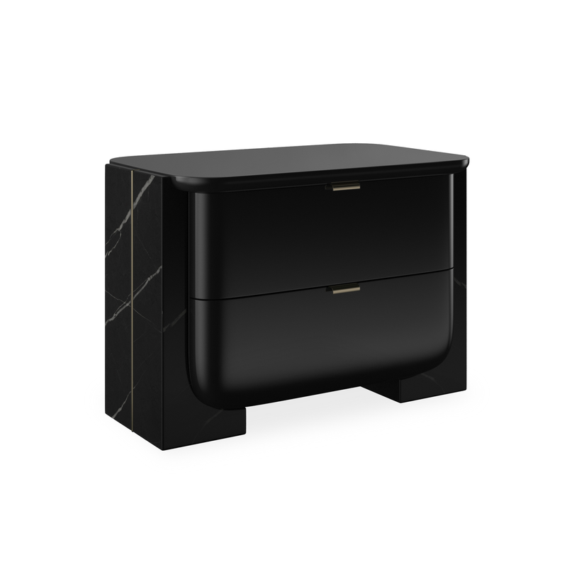 Overlap Large Nightstand Dark