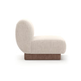 Seta Armless Chair Oatmeal - 2nd angle