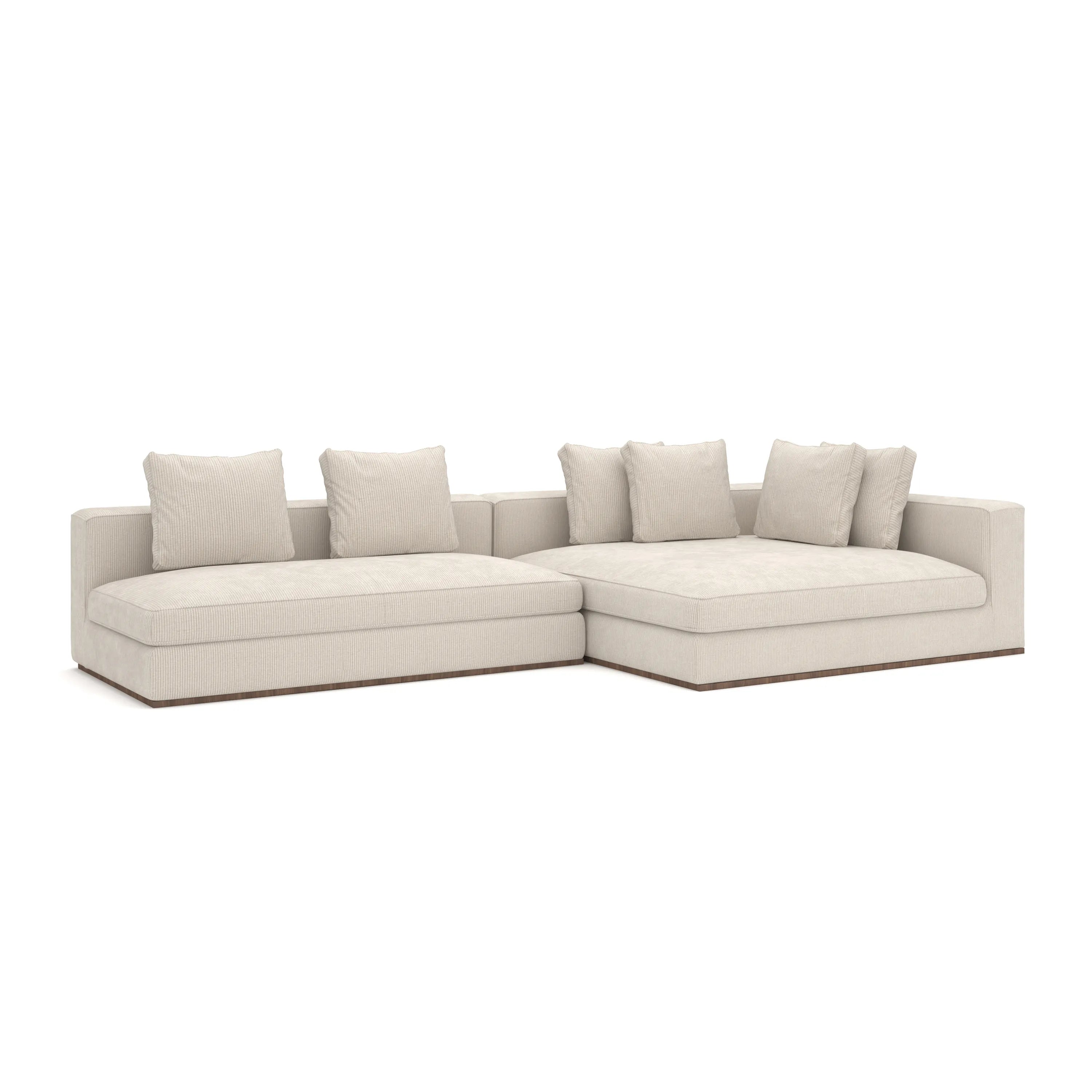 *Bello RT Chaise Sectional - Ivory - main image