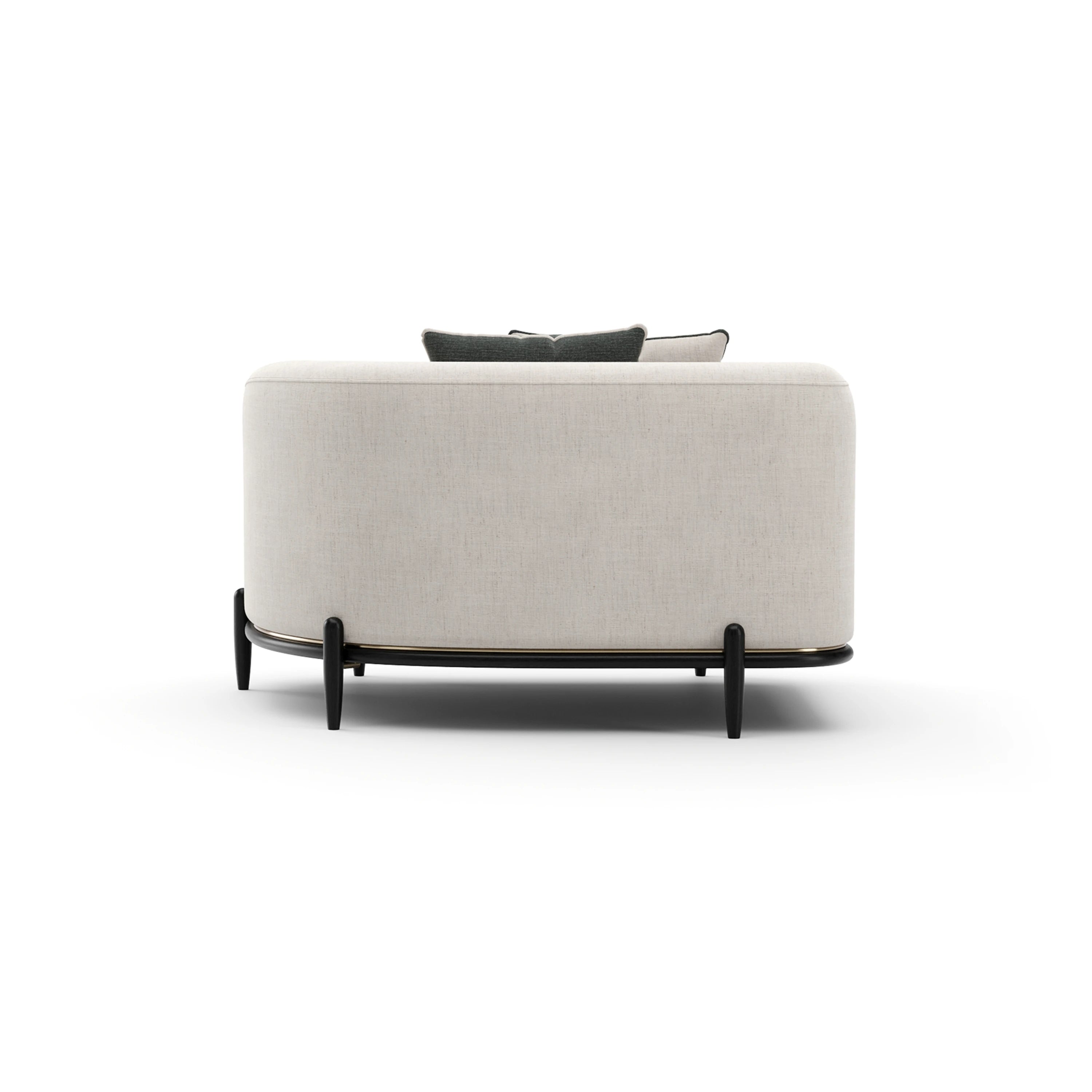 Madera Raf Loveseat - Oatmeal - 3rd angle