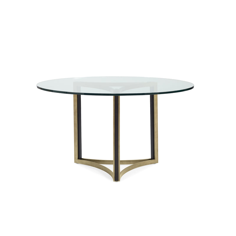 Remix Glass Top Table 48"