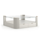 Love Square Cocktail Table - Matte Pearl - main image