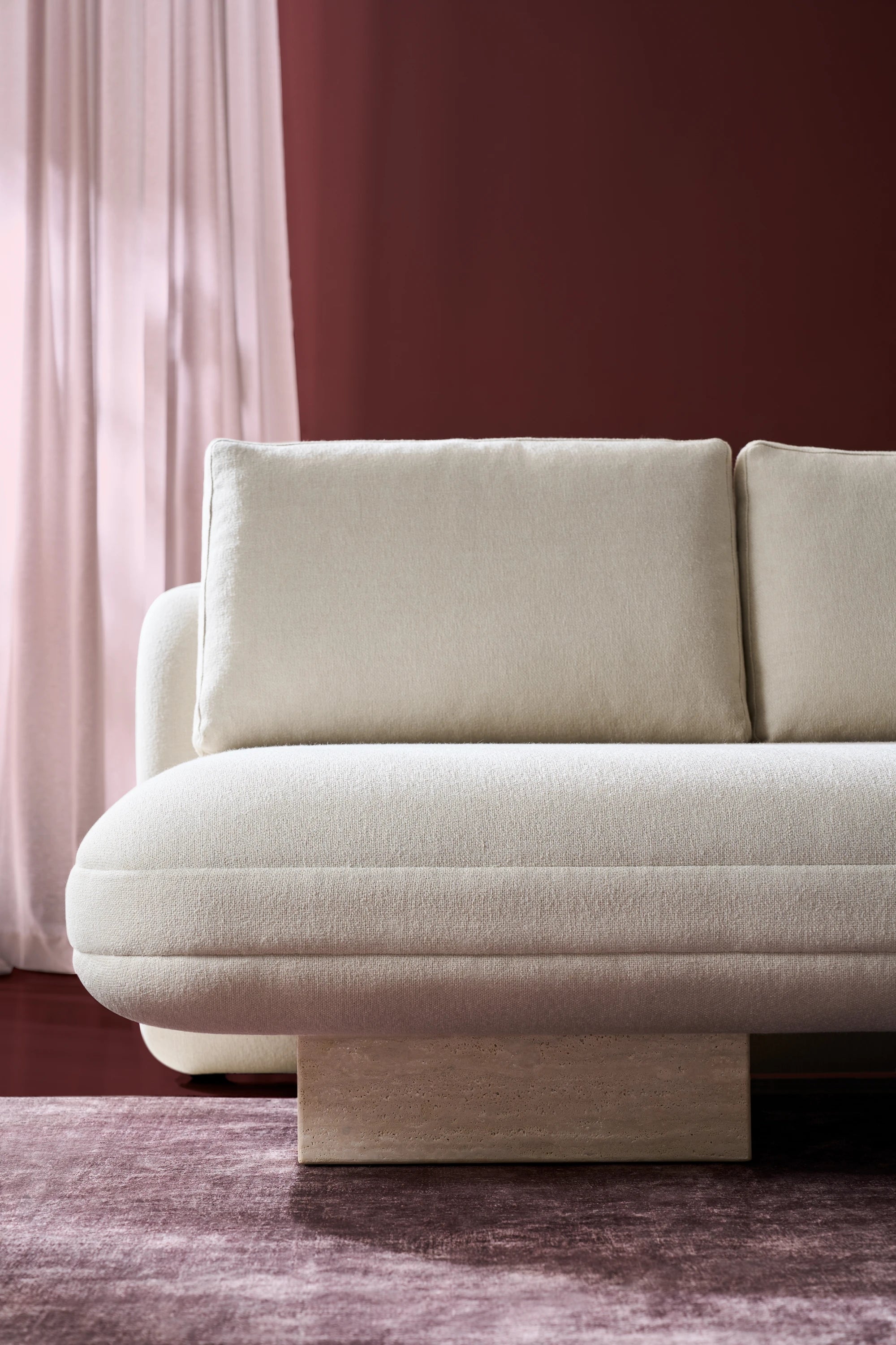 Overlap Raf Loveseat Ecru - detail 2.0