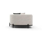 Madera Raf Chaise - Oatmeal - 3rd angle