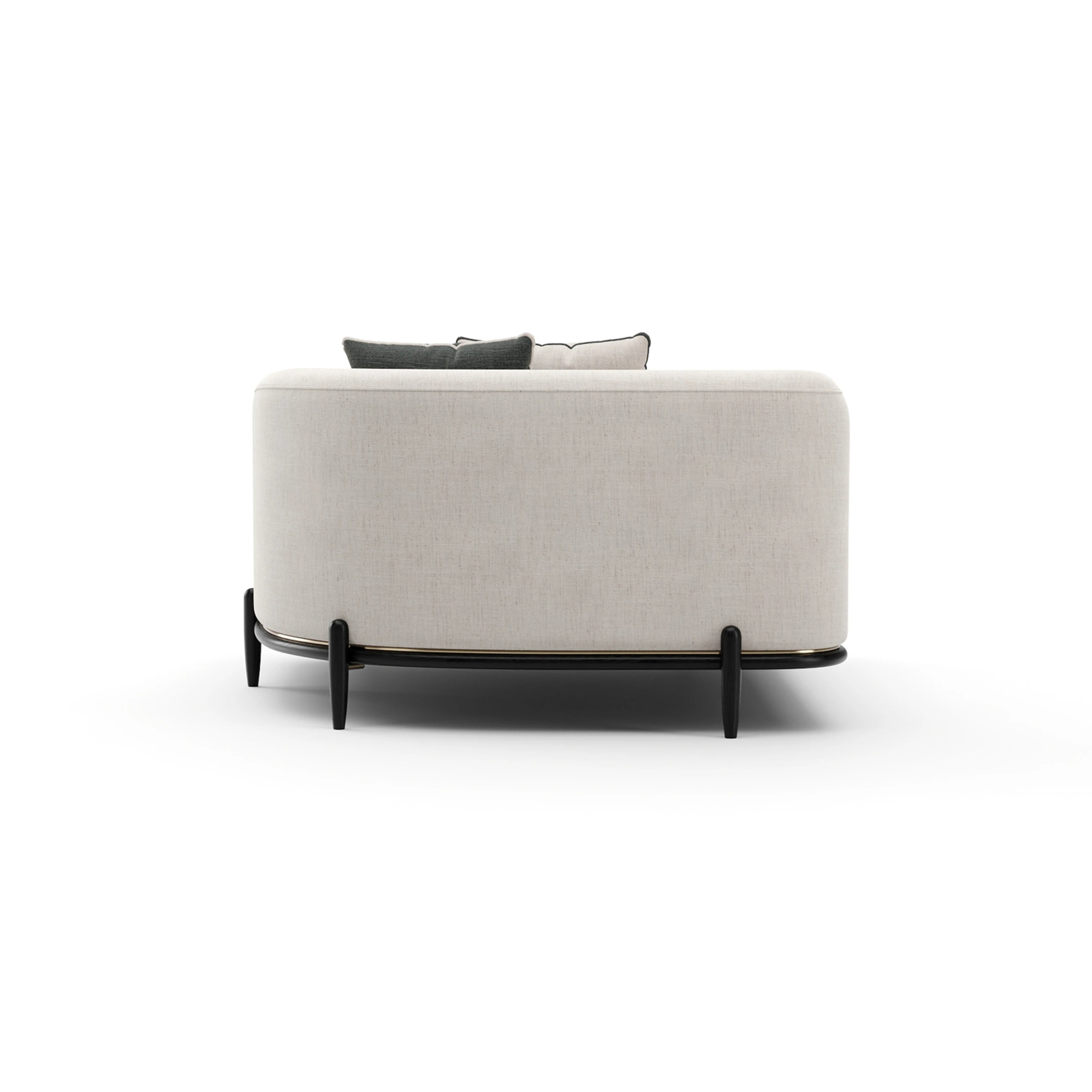 Madera Raf Chaise - Oatmeal - 3rd angle