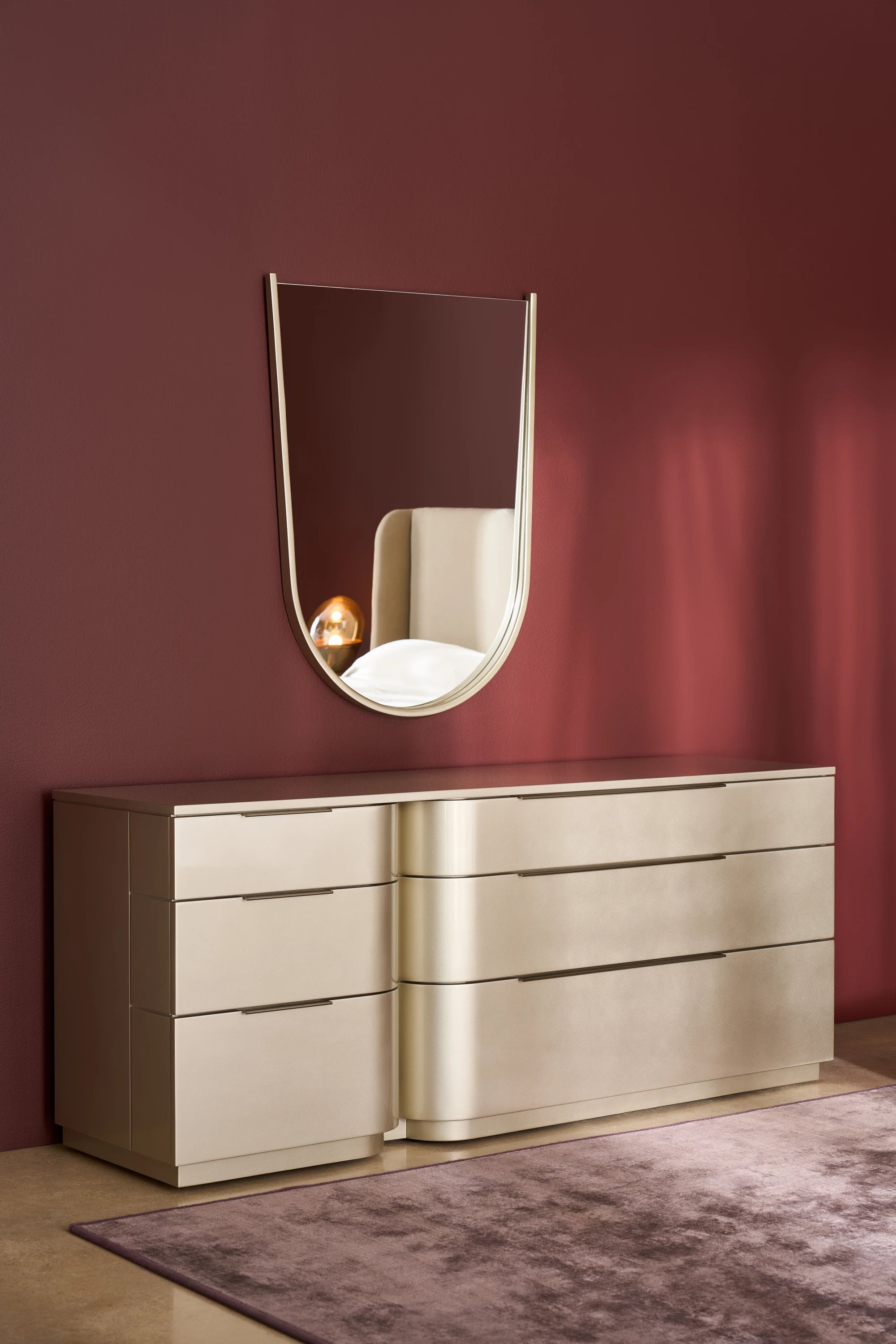 Oblique Mirror in room - angle 1