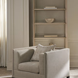 Tuxedo Chair in room - angle 1