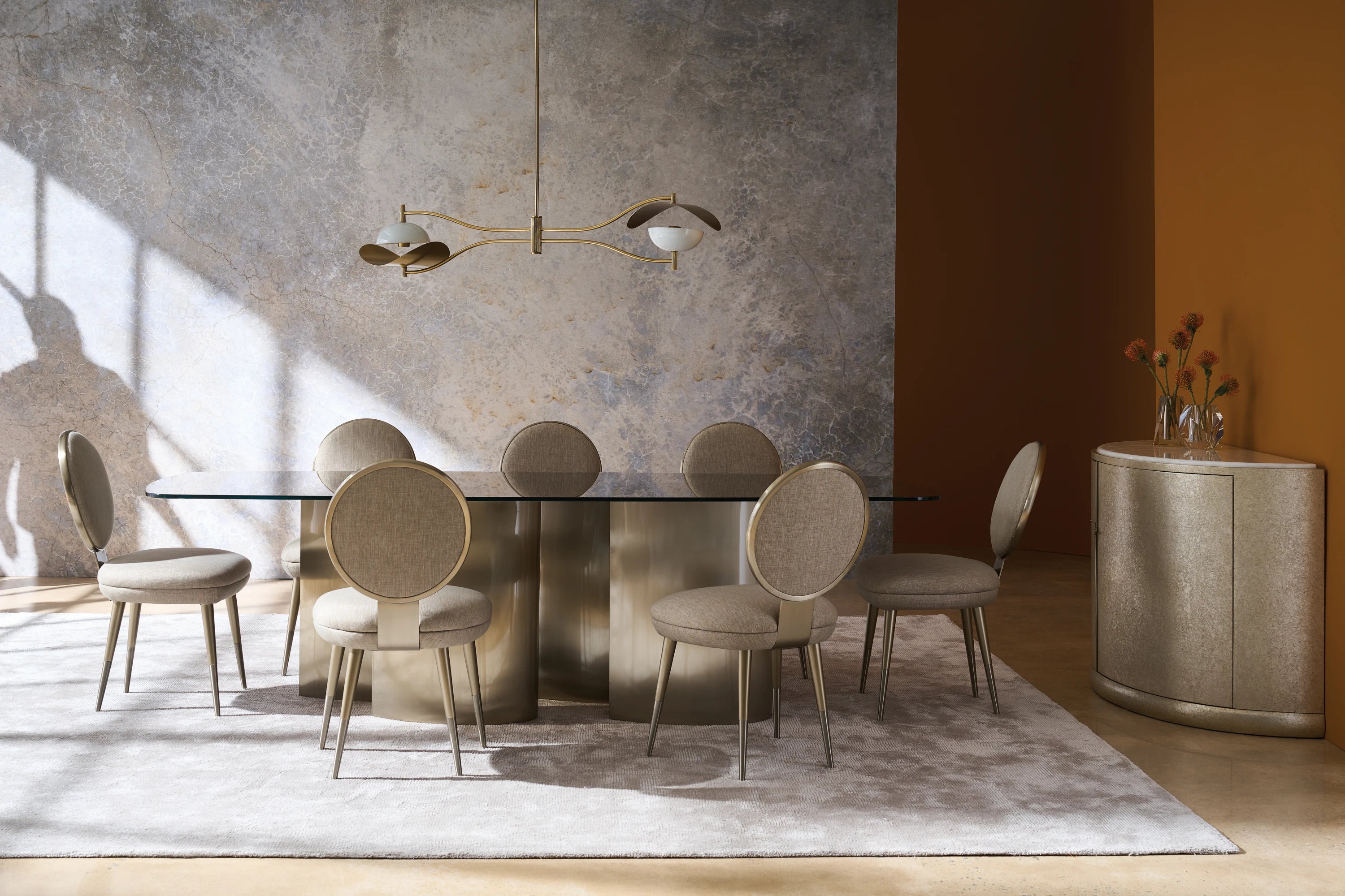 Aphelion 4 Table Base in room - angle 1