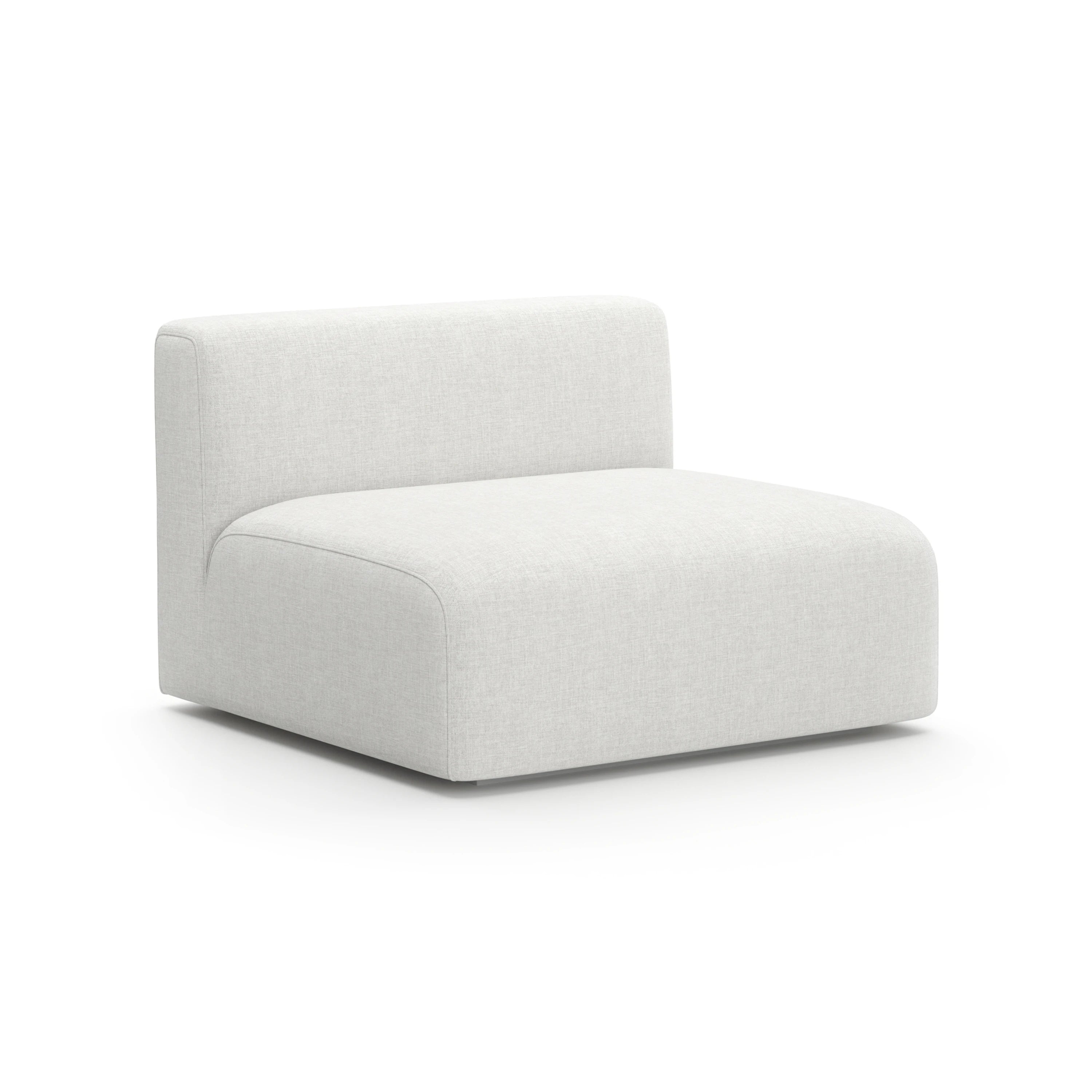 Rhythm Armless Chair Ivory - main image