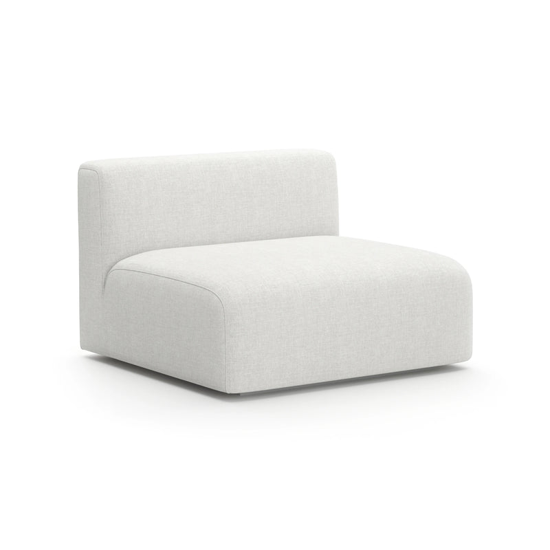 Rhythm Armless Chair Ivory