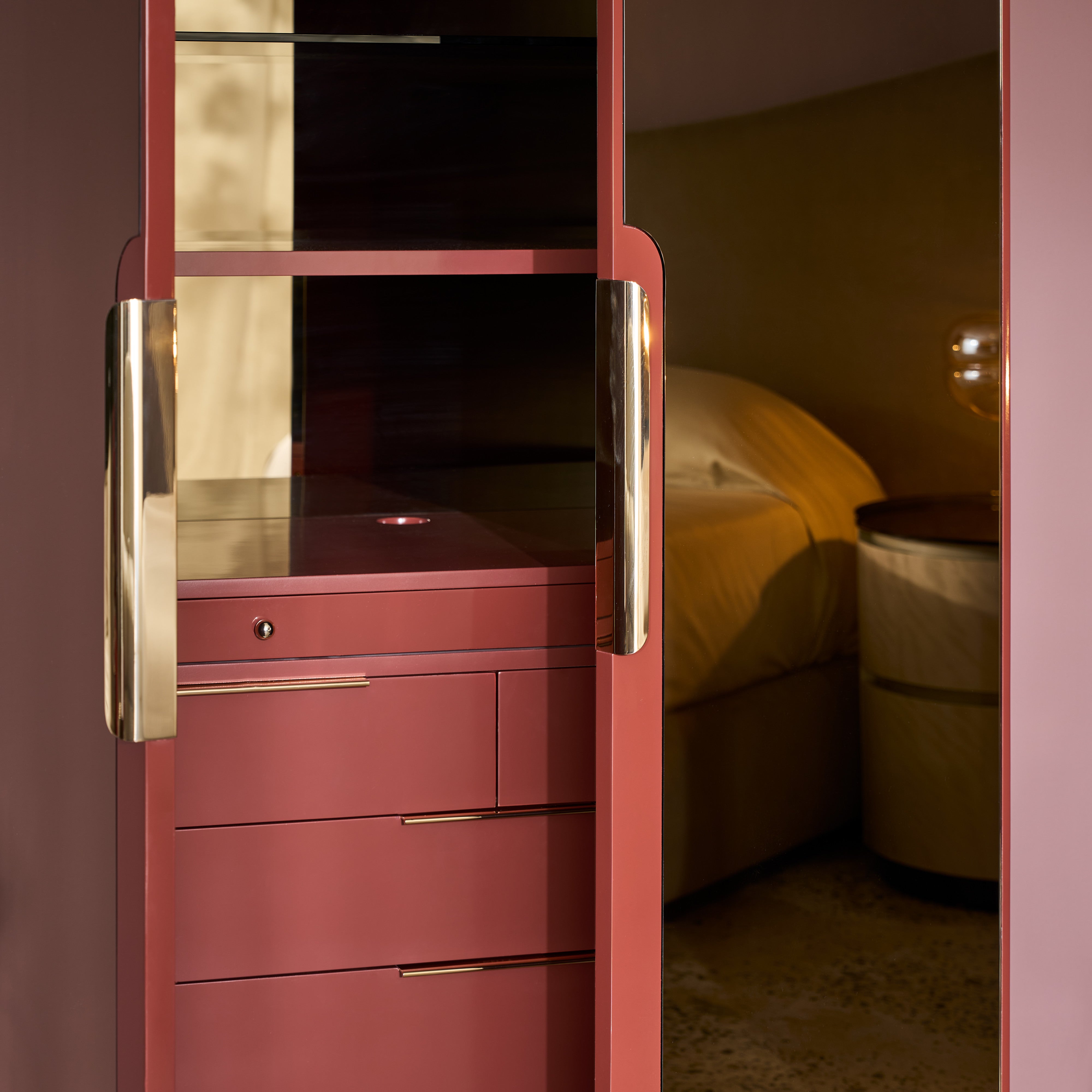 detail of Allure Armoire