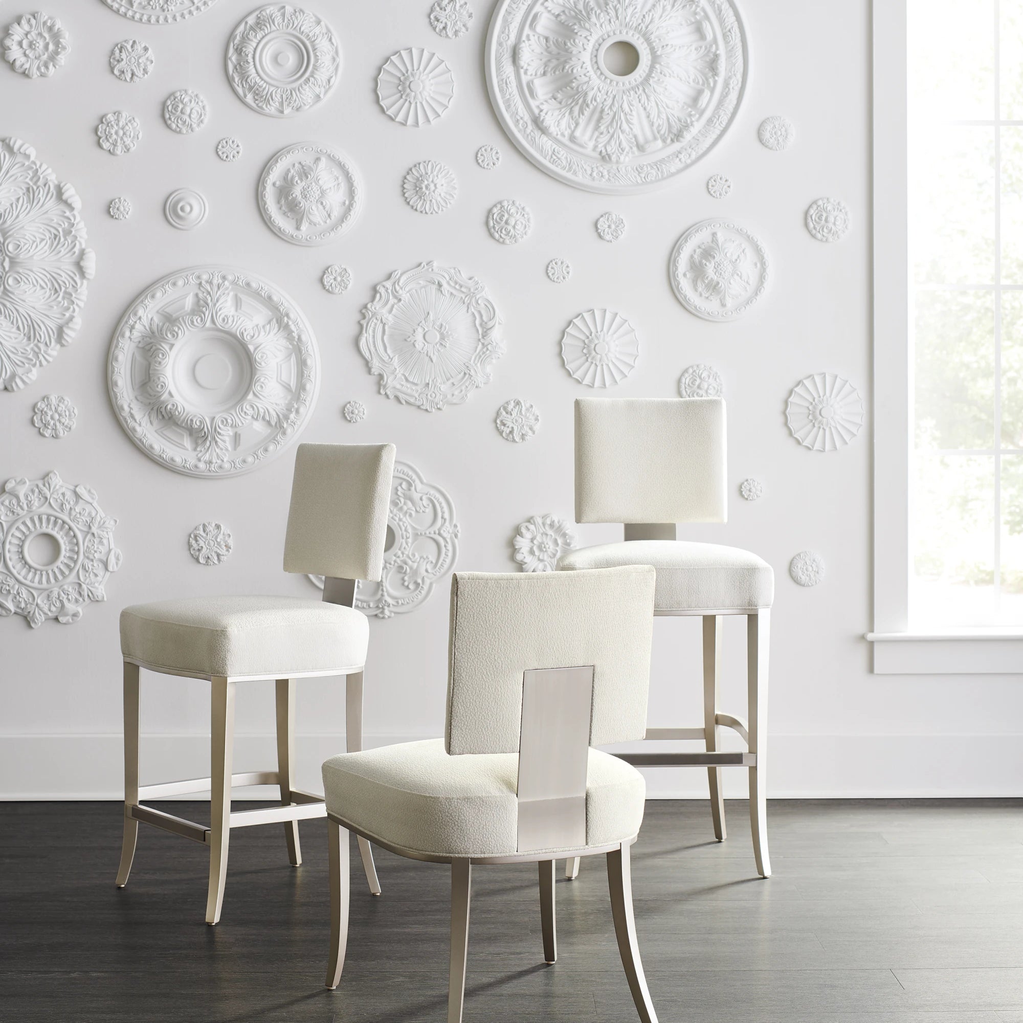 Reserved Seating Bar Stool in room - angle 1