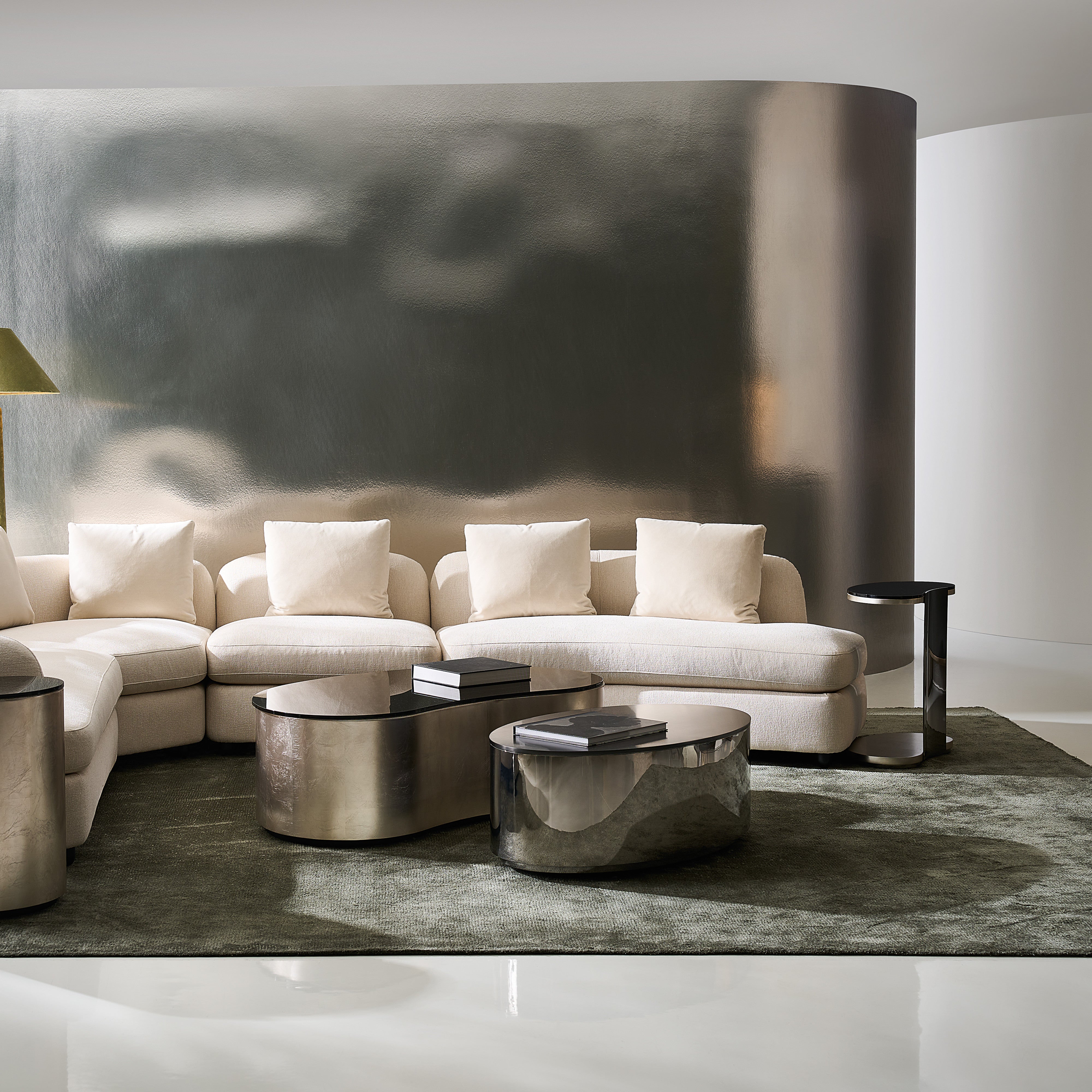 room with Adele Oval Cocktail Table