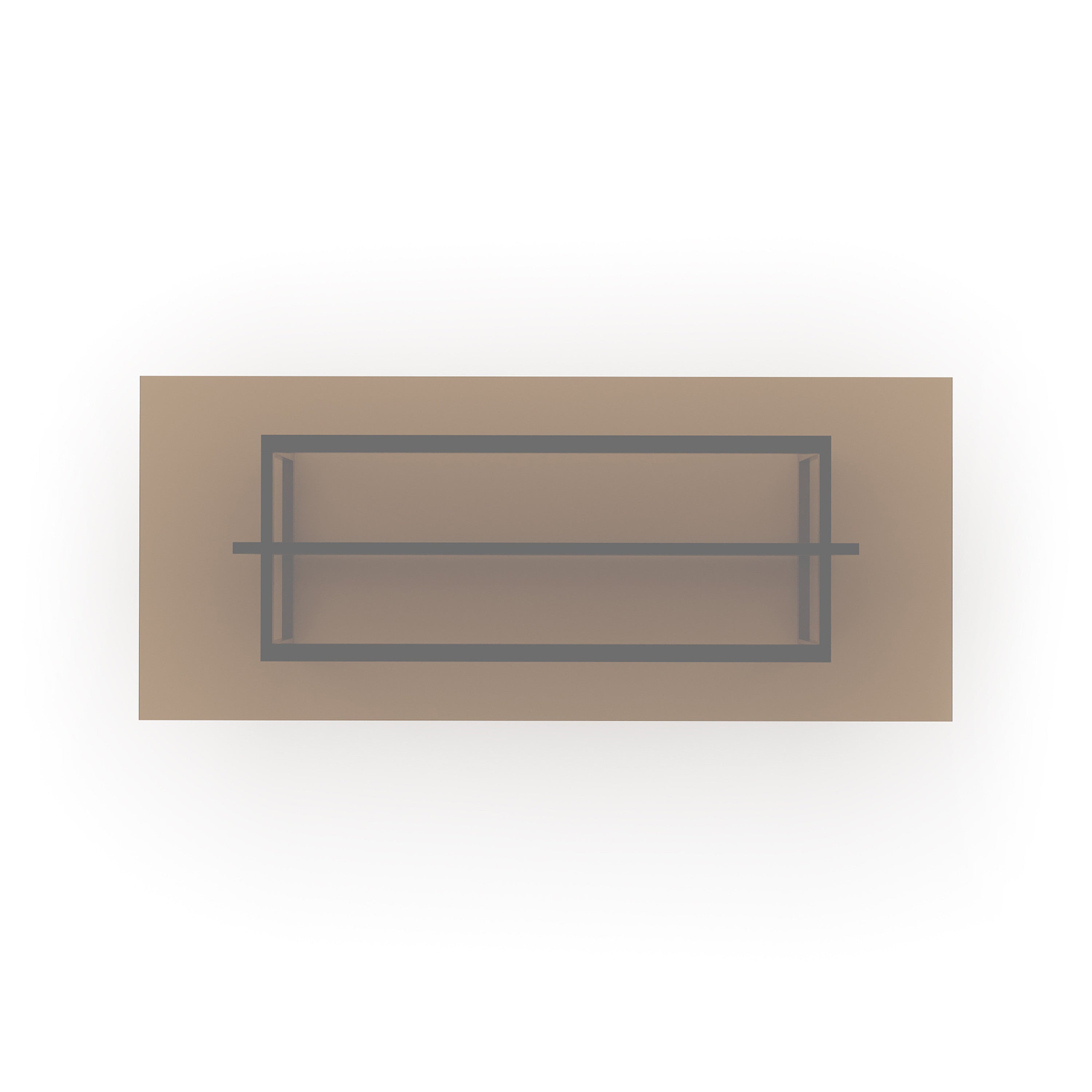 84X44 Smoked Bronze Glass Top - 4th angle