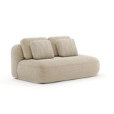 Sasso Raf Straight Armless Loveseat - Oa - main image