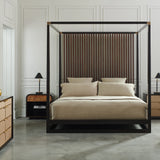 Pinstripe - King in room - angle 1