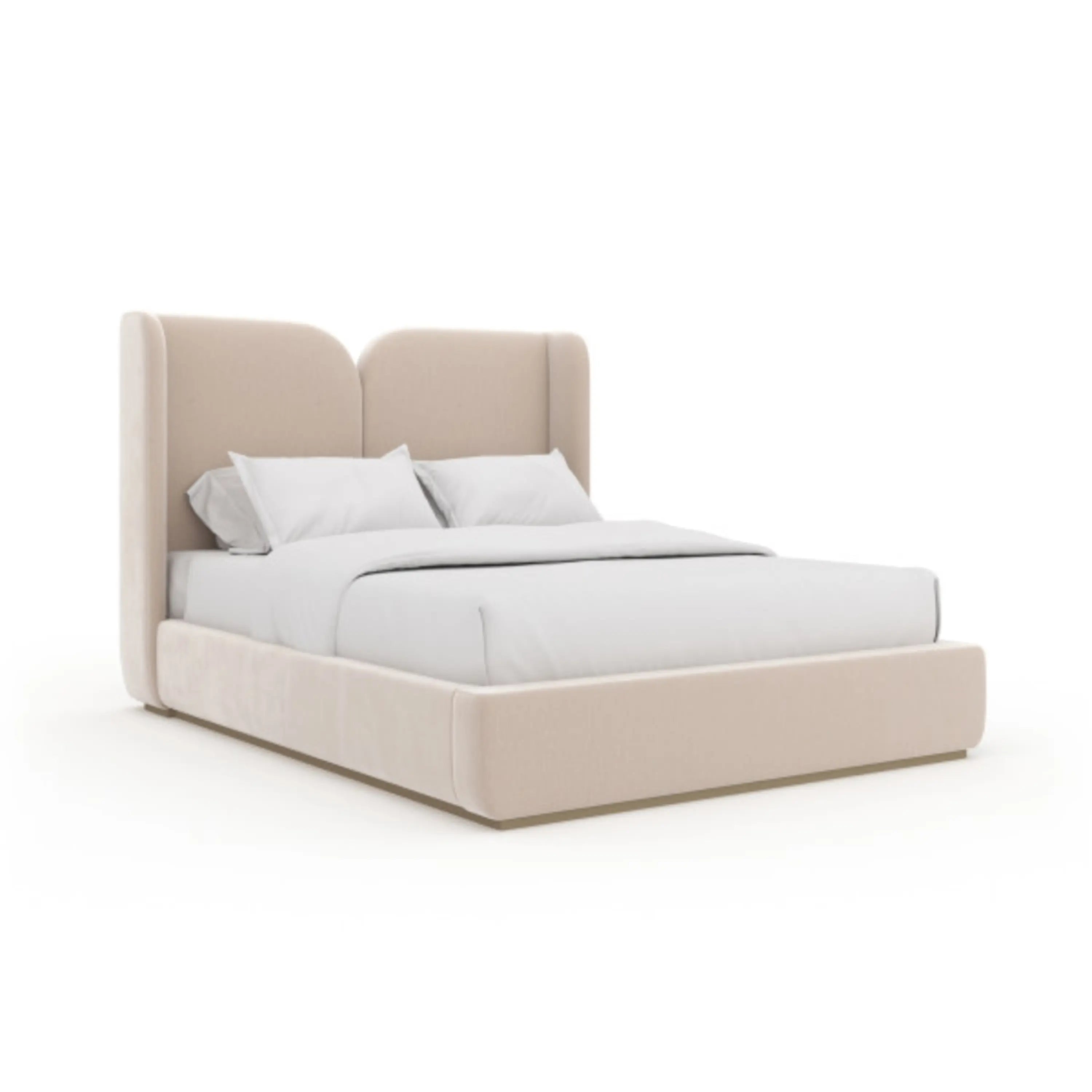 Oblique Queen Bed Fb - primary image
