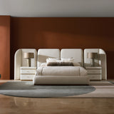 Malta Upholstered King Bed in room - angle 4.0